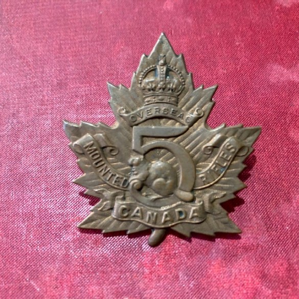 WW1 Canadian Cap Badge 19